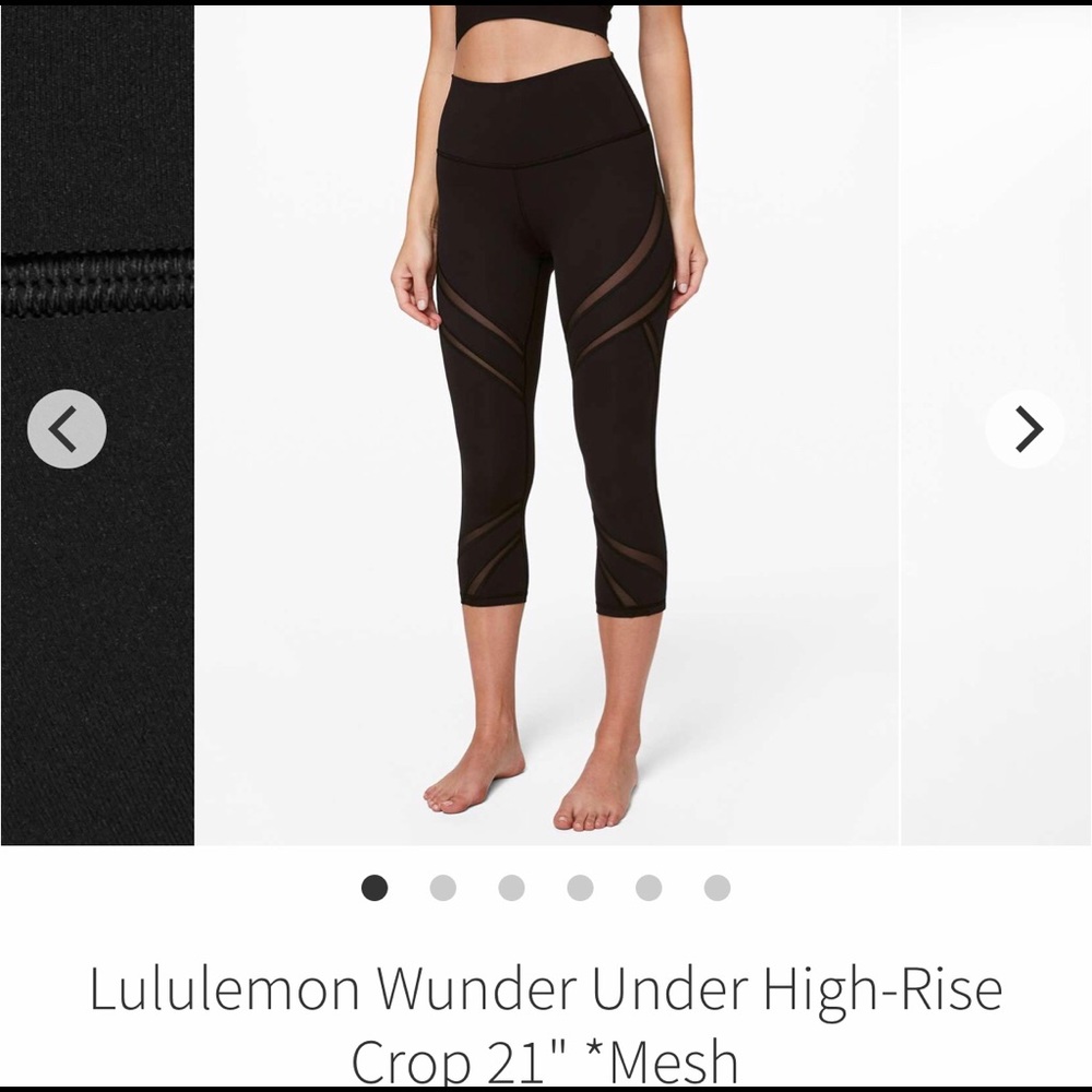 lululemon athletica Wunder Under Crop
